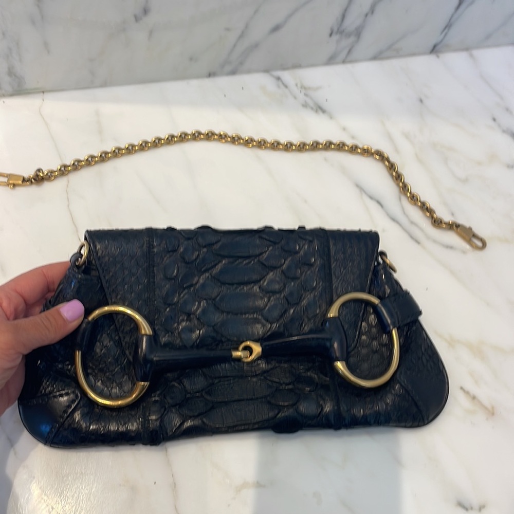 Authentic Python Gucci Evening Bag! - image 6